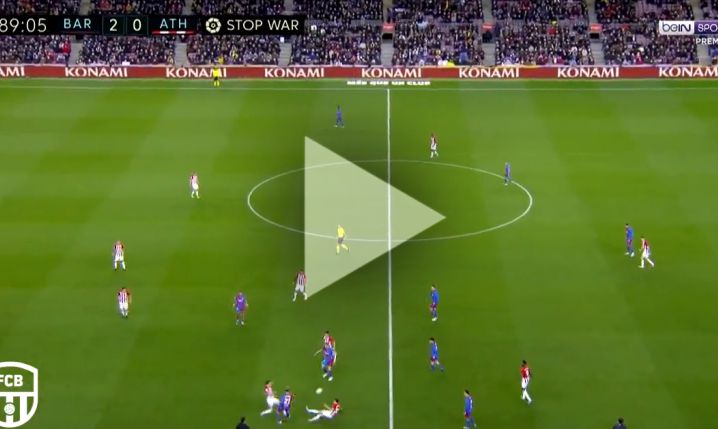 GENIALNA AKCJA Barcelony i gol Luuka de Jonga na 3-0! [VIDEO]